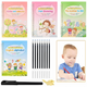 Bundle of 4 Magic Copybooks+1 MagicPen+10 Refills for your kids